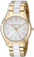 Orologio Michael Kors Donna Slim Runway in Acciaio placcato oro giallo MK4295 - MK4295